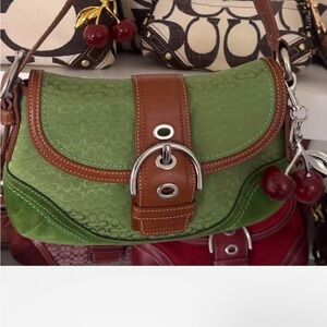 ISO Vintage Coach SoHo Small 10925 Green Purse Handbag DO NOT BUY
